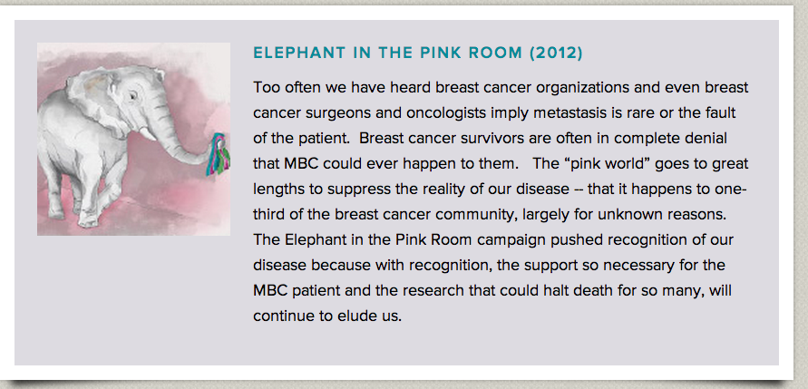 Metavivor Kohls And The Elephant In The Pink Room