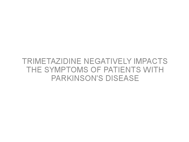 what is trimetazidine treatment