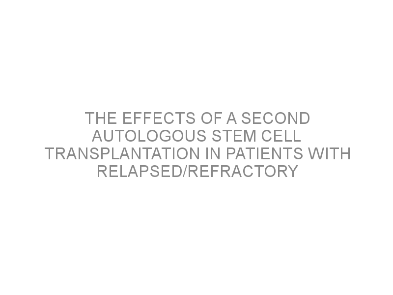 autologous stem cell transplant cure