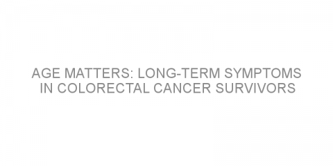 Age matters: long-term symptoms in colorectal cancer survivors