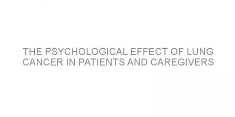 The psychological effect of lung cancer in patients and caregivers