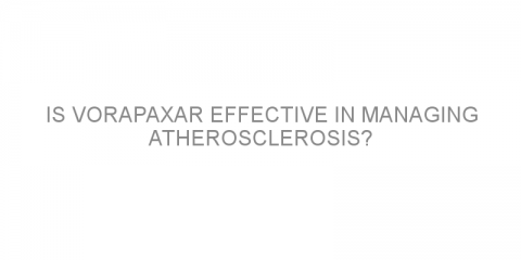 Is vorapaxar effective in managing atherosclerosis?