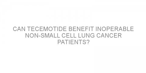 Can tecemotide benefit inoperable non-small cell lung cancer patients?