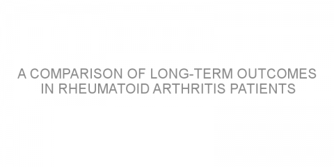 A comparison of long-term outcomes in rheumatoid arthritis patients