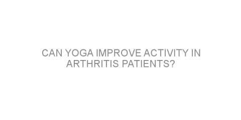 Can yoga improve activity in arthritis patients?