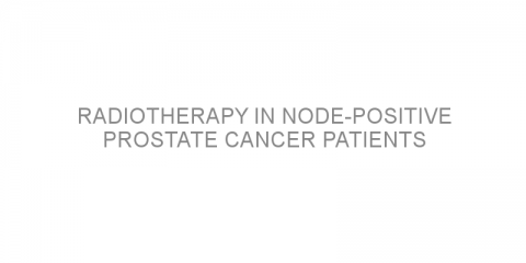 Radiotherapy in node-positive prostate cancer patients