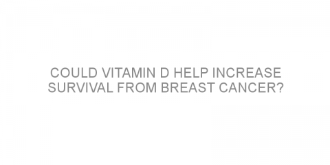 Could vitamin D help increase survival from breast cancer?