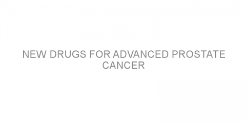 New drugs for advanced prostate cancer