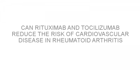 Can rituximab and tocilizumab reduce the risk of cardiovascular disease in rheumatoid arthritis patients?