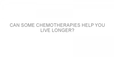 Can some chemotherapies help you live longer?