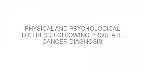 Physical and Psychological Distress Following Prostate Cancer Diagnosis