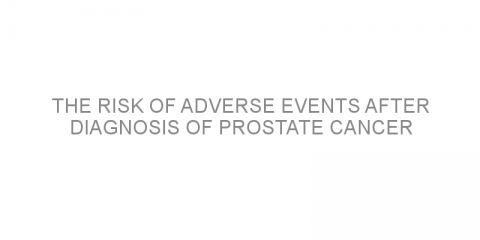 The risk of adverse events after diagnosis of prostate cancer