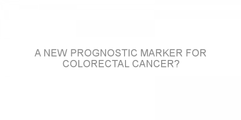 A new prognostic marker for colorectal cancer?