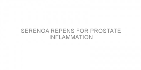 Serenoa repens for prostate inflammation