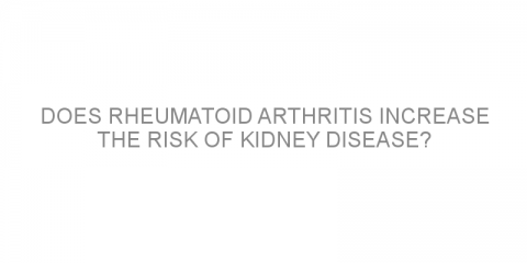 Does rheumatoid arthritis increase the risk of kidney disease?