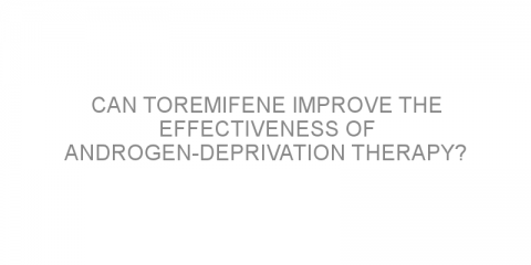 Can toremifene improve the effectiveness of androgen-deprivation therapy?