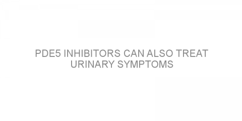 PDE5 inhibitors can also treat urinary symptoms