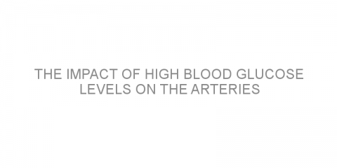 The impact of high blood glucose levels on the arteries