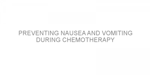 Preventing nausea and vomiting during chemotherapy