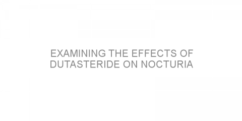 Examining the effects of dutasteride on nocturia