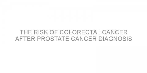 The risk of colorectal cancer after prostate cancer diagnosis