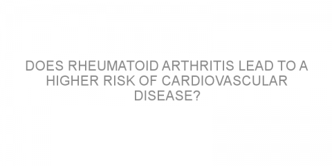 Does rheumatoid arthritis lead to a higher risk of cardiovascular disease?