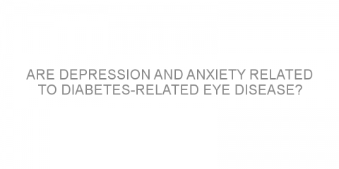 Are depression and anxiety related to diabetes-related eye disease?