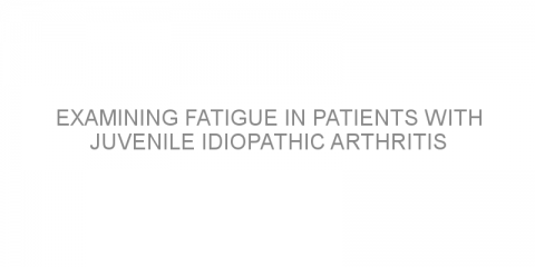 Examining fatigue in patients with juvenile idiopathic arthritis