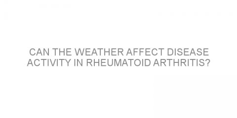 Can the weather affect disease activity in rheumatoid arthritis?