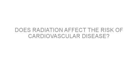 Does radiation affect the risk of cardiovascular disease?