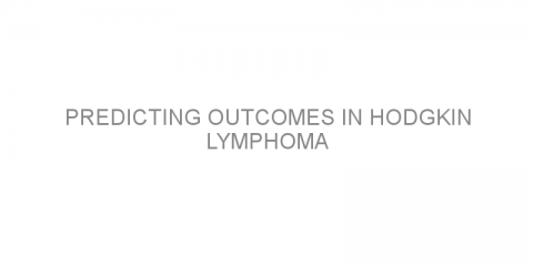 Predicting outcomes in Hodgkin lymphoma