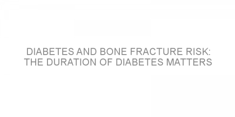 Diabetes and bone fracture risk: The duration of diabetes matters