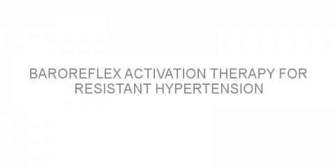 Baroreflex activation therapy for resistant hypertension