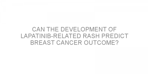 Can the development of lapatinib-related rash predict breast cancer outcome?