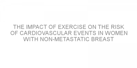 The impact of exercise on the risk of cardiovascular events in women with non-metastatic breast cancer