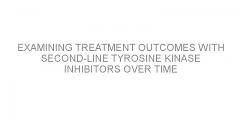 Examining treatment outcomes with second-line tyrosine kinase inhibitors over time