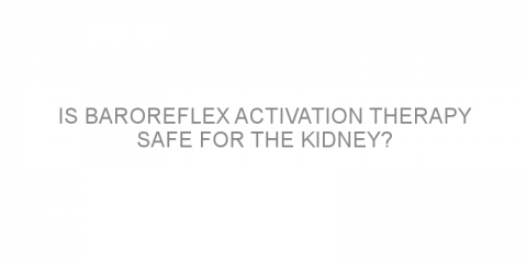 Is baroreflex activation therapy safe for the kidney?