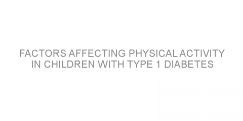 Factors affecting physical activity in children with type 1 diabetes