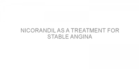 Nicorandil as a treatment for stable angina