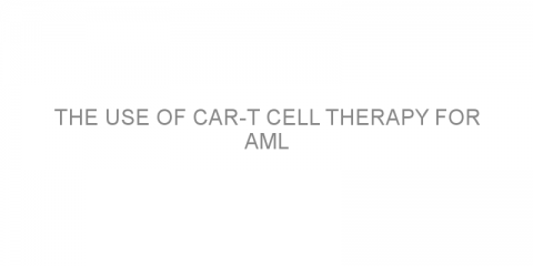 The use of CAR-T cell therapy for AML