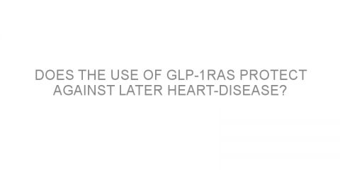 Does the use of GLP-1RAs protect against later heart-disease?