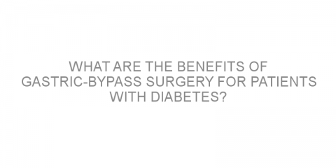 What are the benefits of gastric-bypass surgery for patients with diabetes?