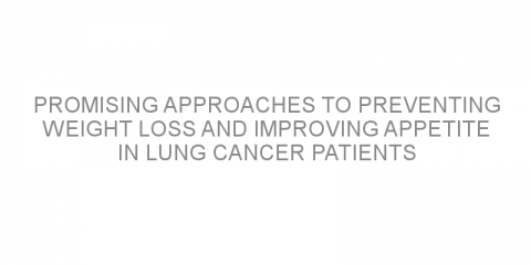 Promising Approaches to Preventing Weight Loss and Improving Appetite in Lung Cancer Patients (video)