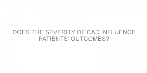 Does the severity of CAD influence patients’ outcomes?