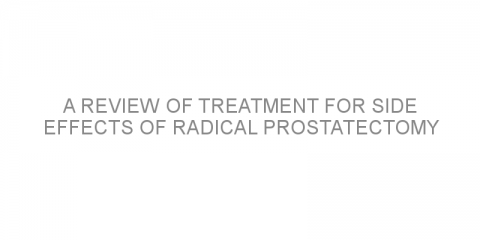 A review of treatment for side effects of radical prostatectomy