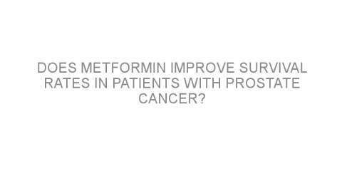 Does metformin improve survival rates in patients with prostate cancer?