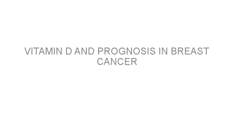 Vitamin D and prognosis in breast cancer