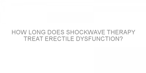 How long does shockwave therapy treat erectile dysfunction?