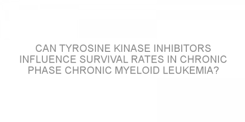 Can tyrosine kinase inhibitors influence survival rates in chronic phase chronic myeloid leukemia?