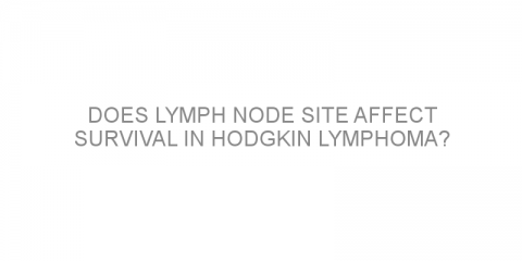 Does lymph node site affect survival in Hodgkin Lymphoma?